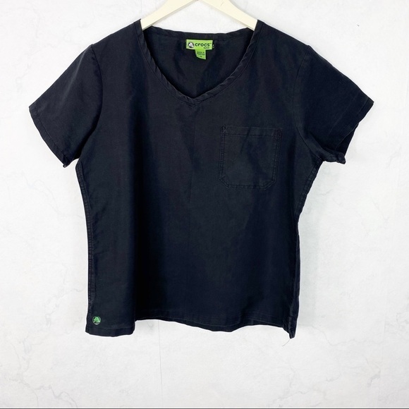 [Crocs] Classic Black Scrub Top - Picture 1 of 2